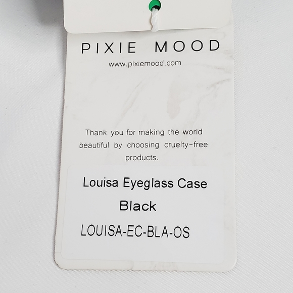 Pixie Mood Vegan Louisa Eyeglass Case - Black - Picture 3 of 8